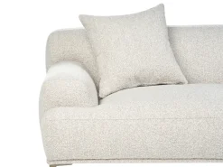 Sofa 3 personers MATILA Boucle Cremehvid