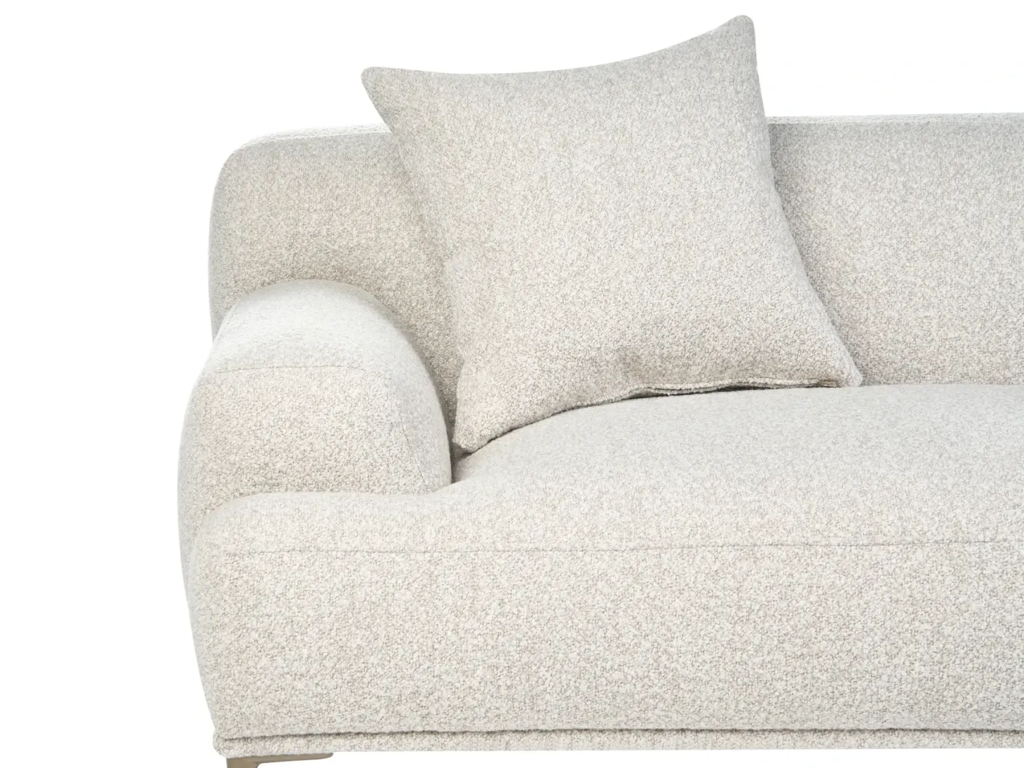 Sofa 3 personers MATILA Boucle Cremehvid