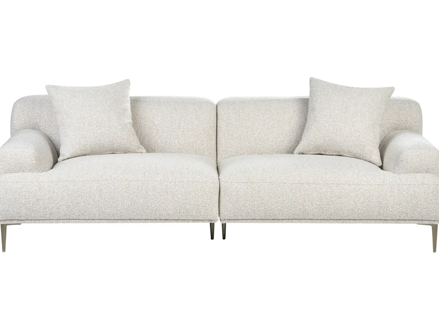 Sofa 3 personers MATILA Boucle Cremehvid