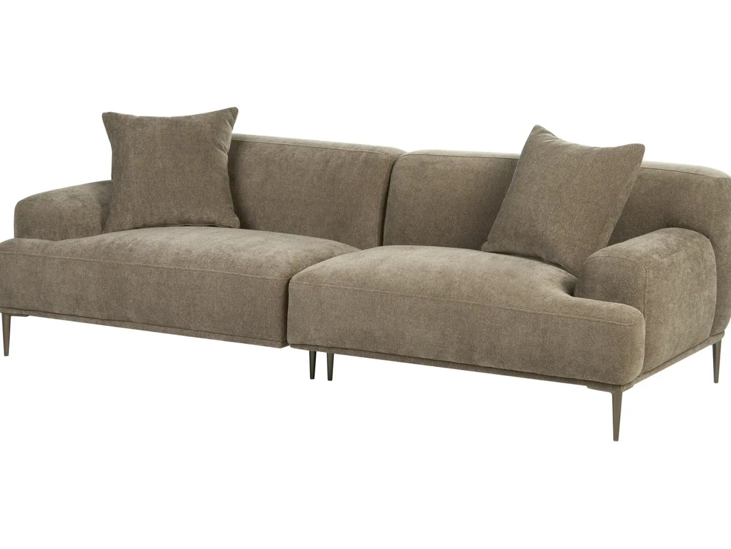 Sofa 3 personers MATILA Lysebrun