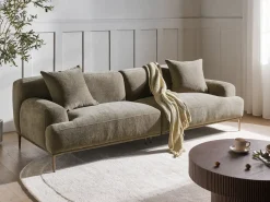 Sofa 3 personers MATILA Lysebrun