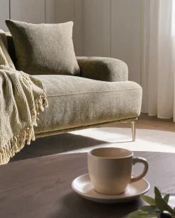 Sofa 3 personers MATILA Lysebrun