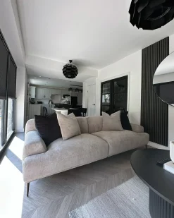 Sofa 3 personers MATILA Lysegrå