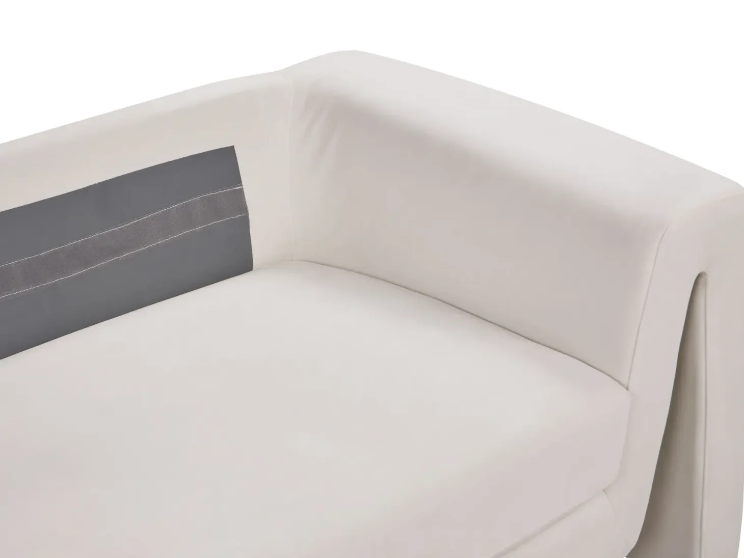Sofa 3 personers MAUNU Velour Lys Beige