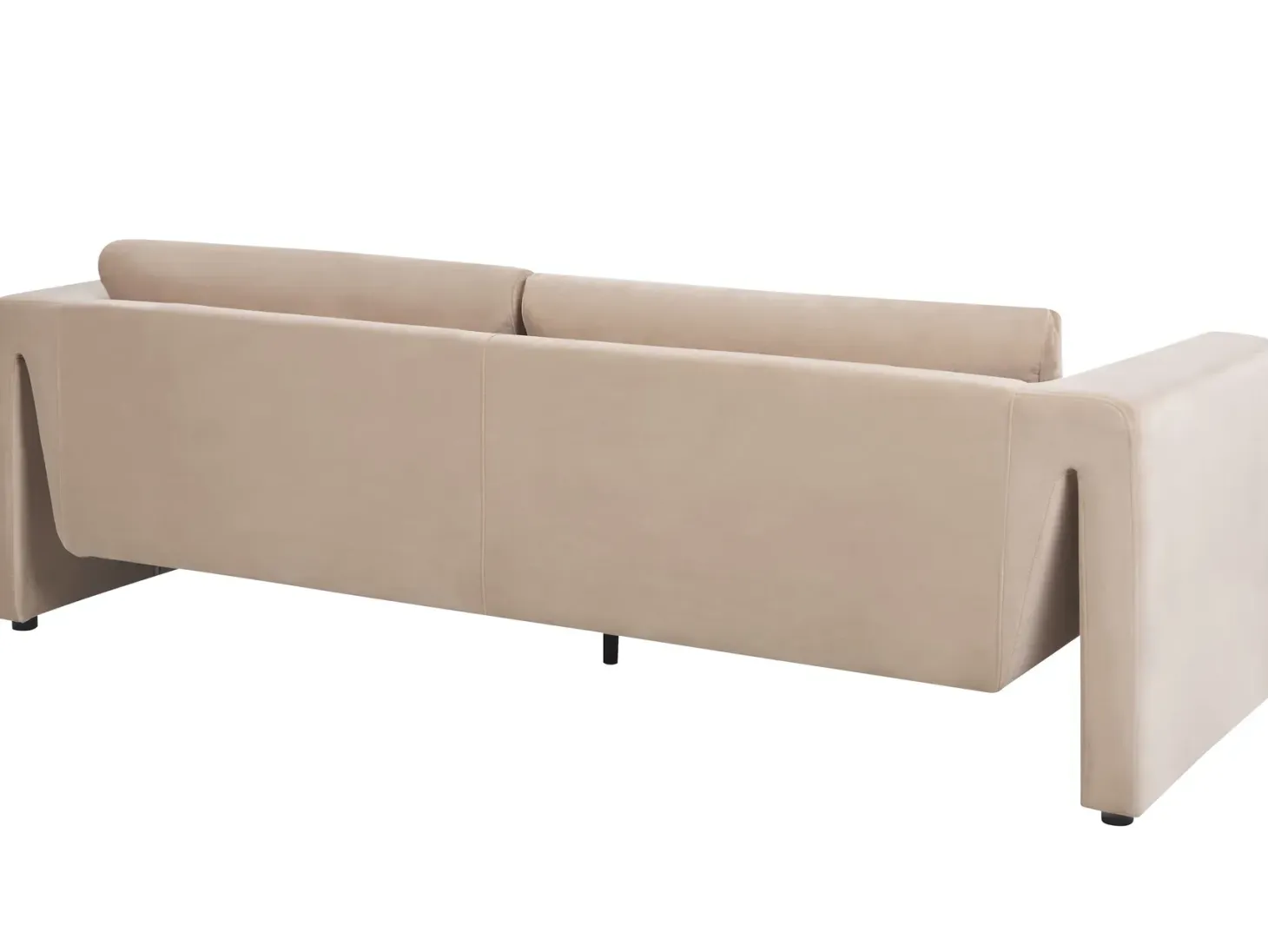 Sofa 3 personers MAUNU Velour Sand Beige