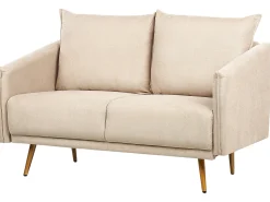 Sofa 2 personers MAURA Velour Beige