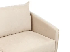 Sofa 2 personers MAURA Velour Beige