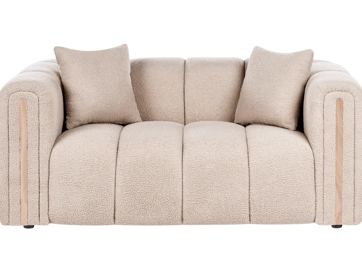 Sofa 2 personers MORSIL Boucle Beige