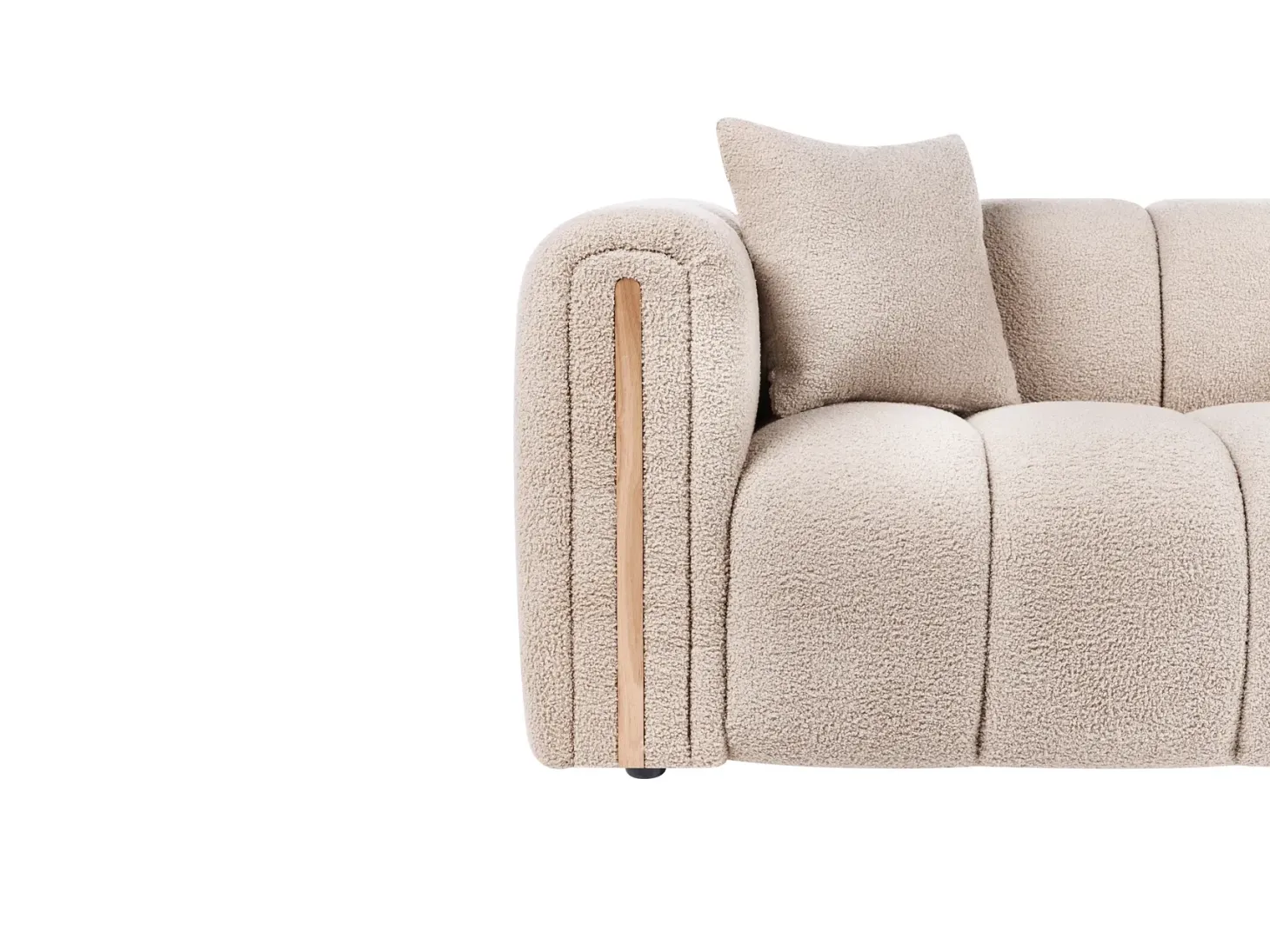 Sofa 2 personers MORSIL Boucle Beige