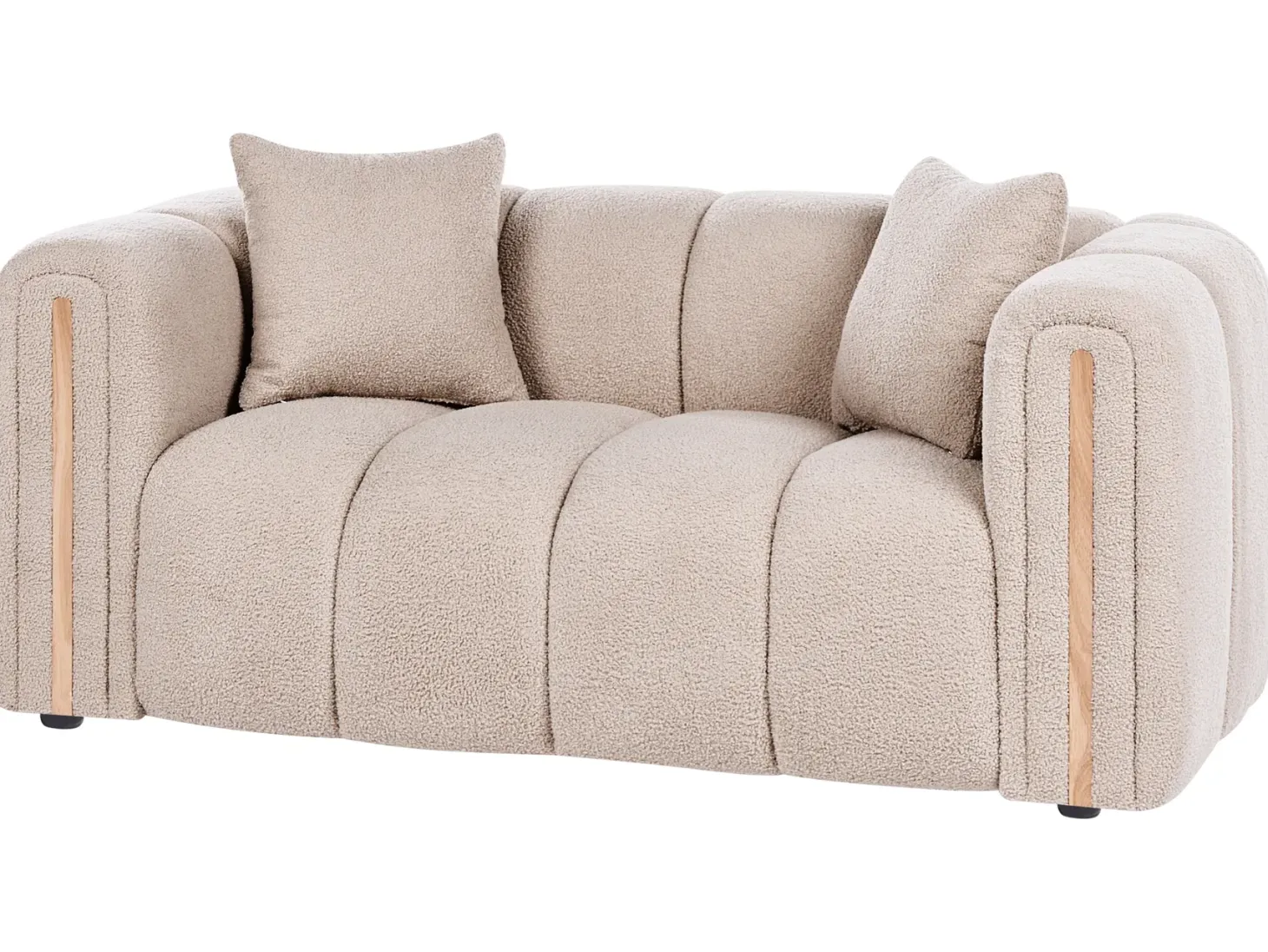 Sofa 2 personers MORSIL Boucle Beige