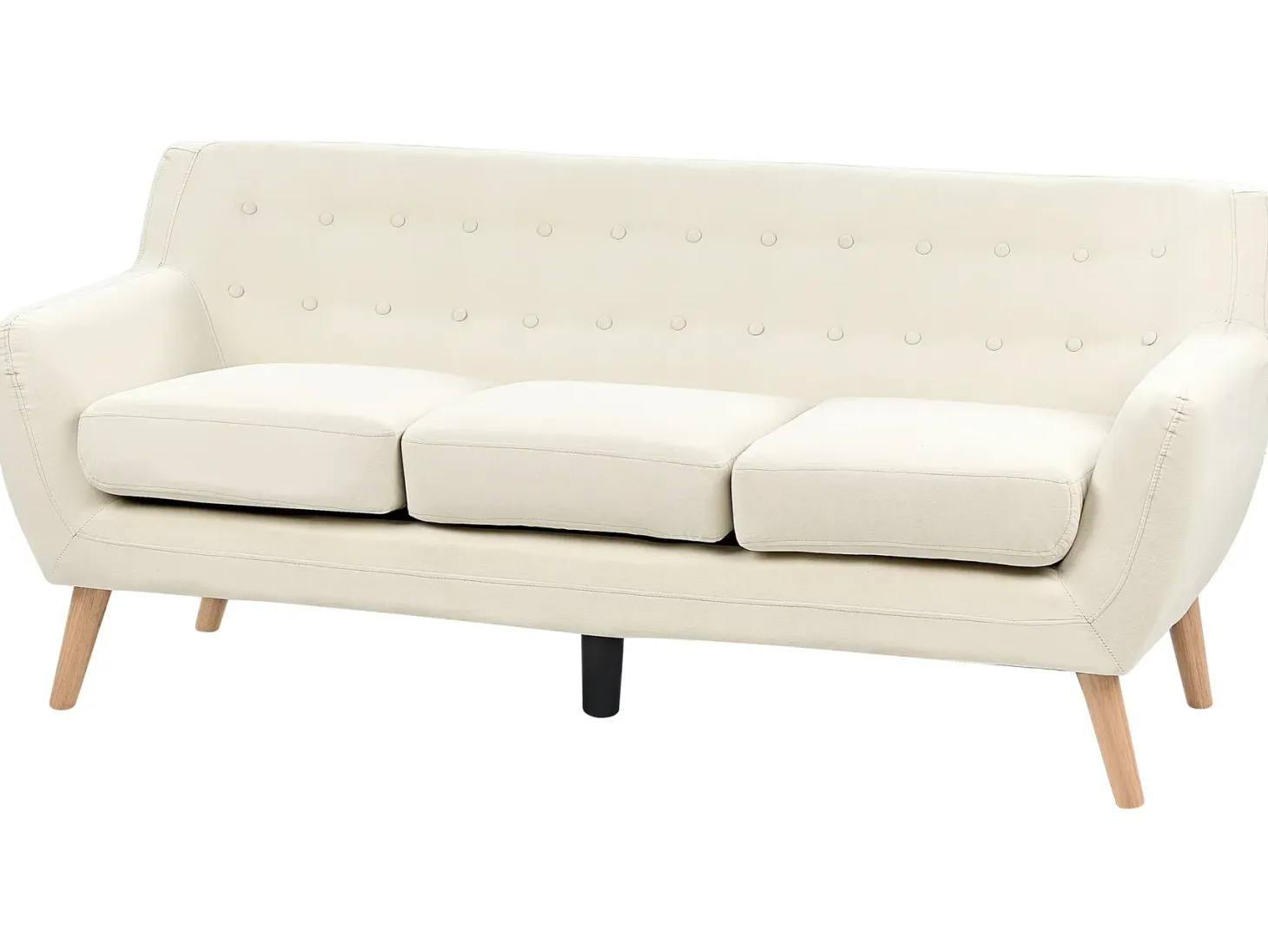 Sofa 3 personers MOTALA Lys Beige