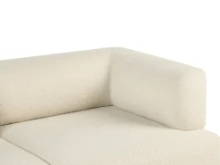 Sofa 2 personers MOVIK Boucle Cremehvid