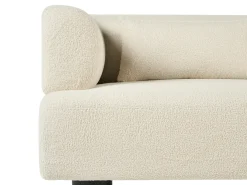 Sofa 2 personers MOVIK Boucle Cremehvid