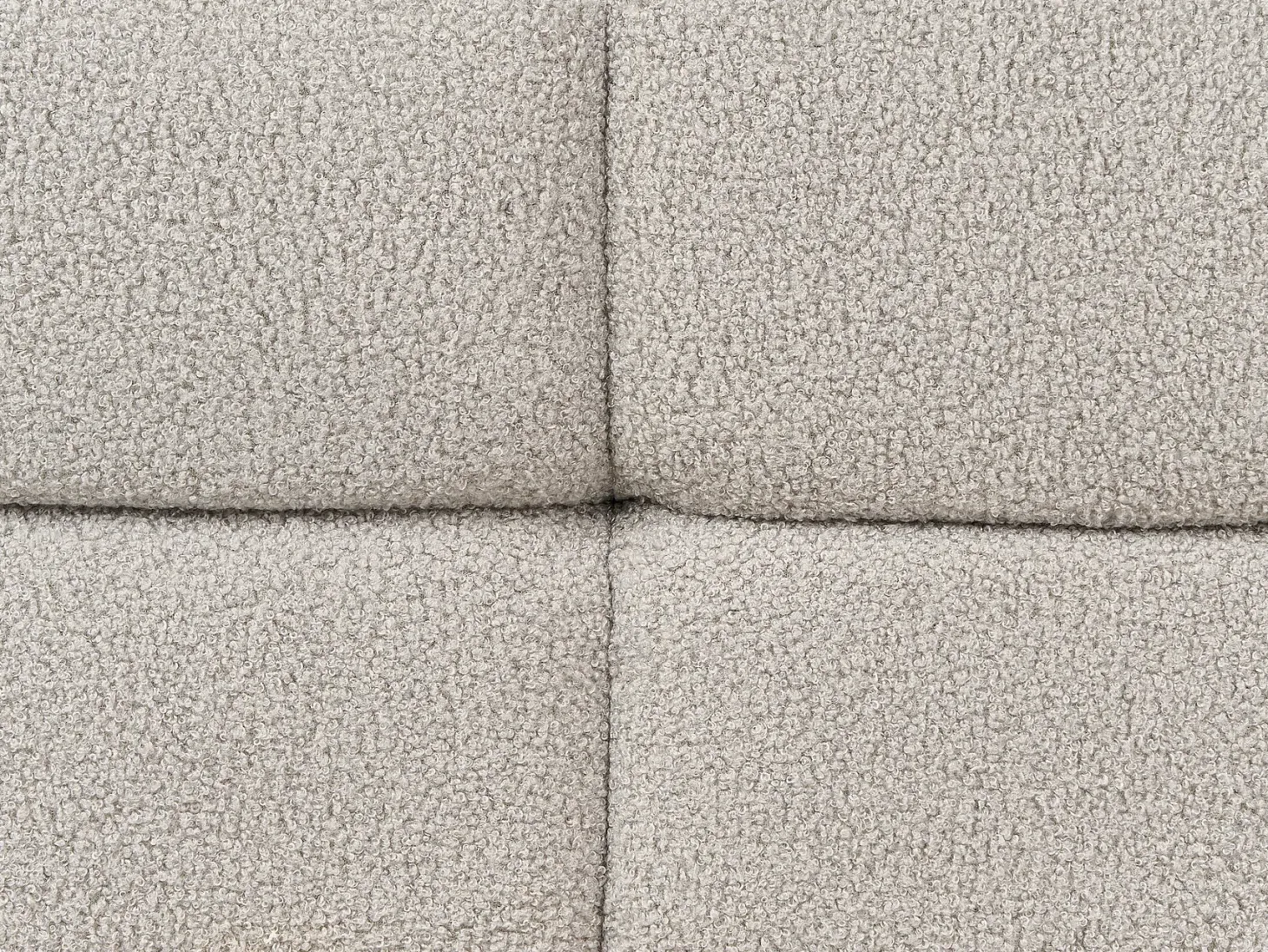 Sofa 3 personers MULLOLA Boucle Grå
