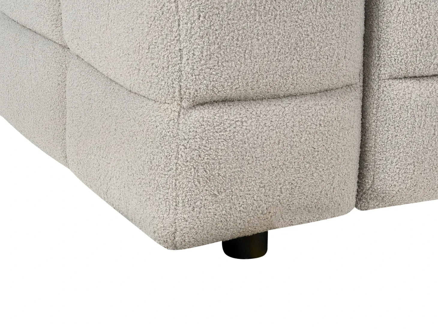 Sofa 3 personers MULLOLA Boucle Grå