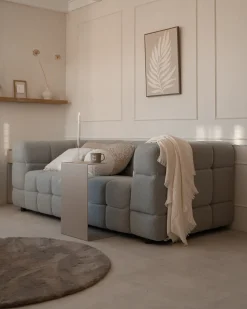 Sofa 3 personers MULLOLA Boucle Grå