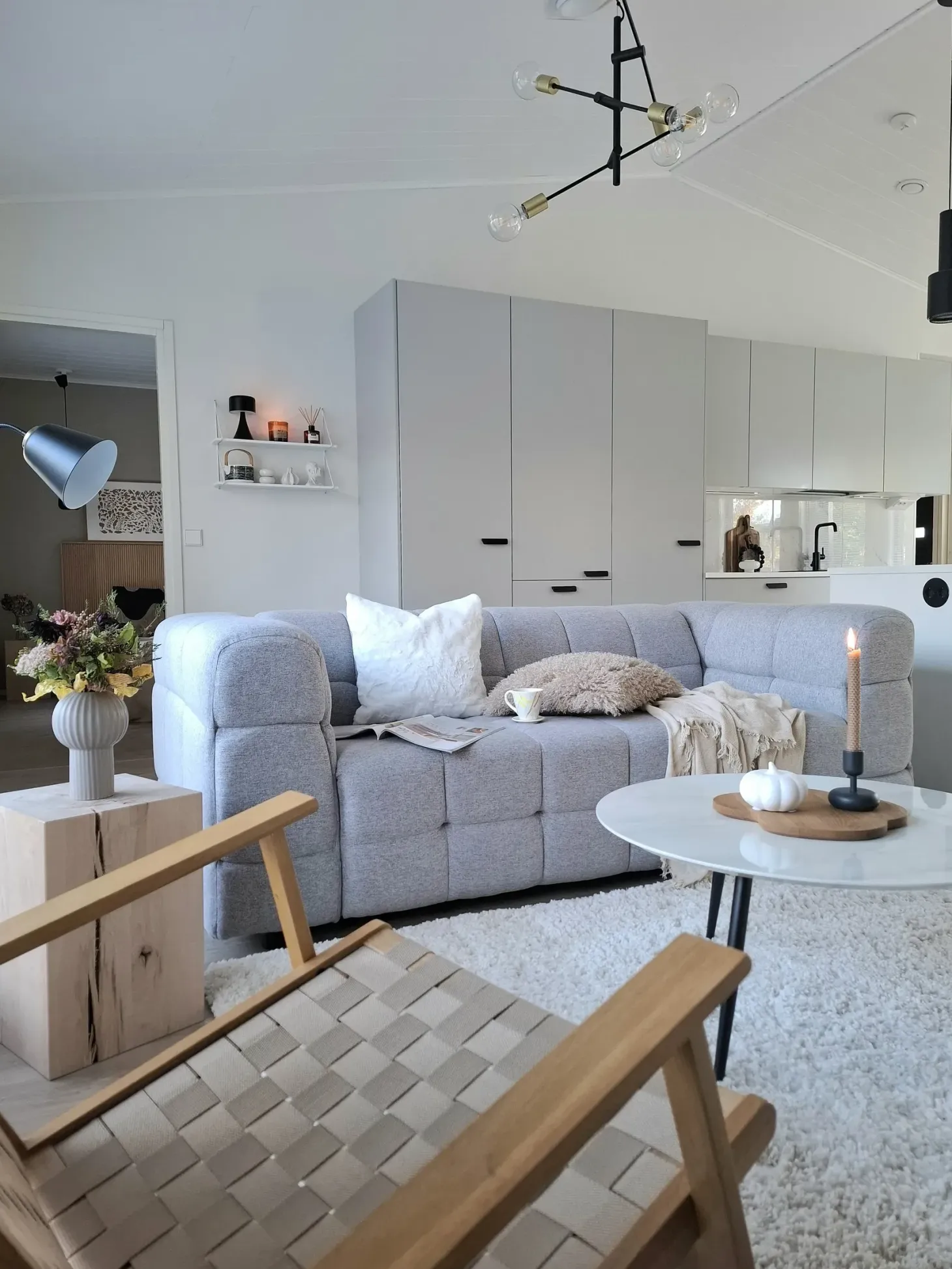 Sofa 3 personers MULLOLA Lysegrå