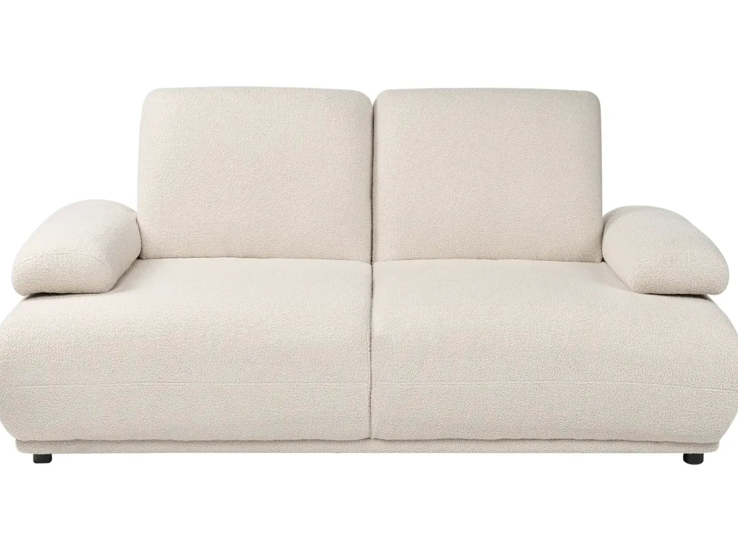Sofa 2 personers NACKA Boucle Cremehvid