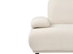 Sofa 3 personers NACKA Boucle Cremehvid