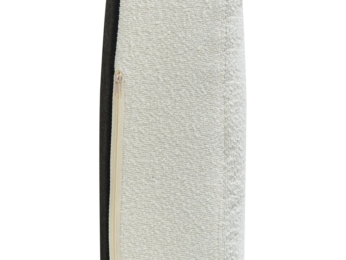 Sofa 4 personers NENOLA Boucle Cremehvid