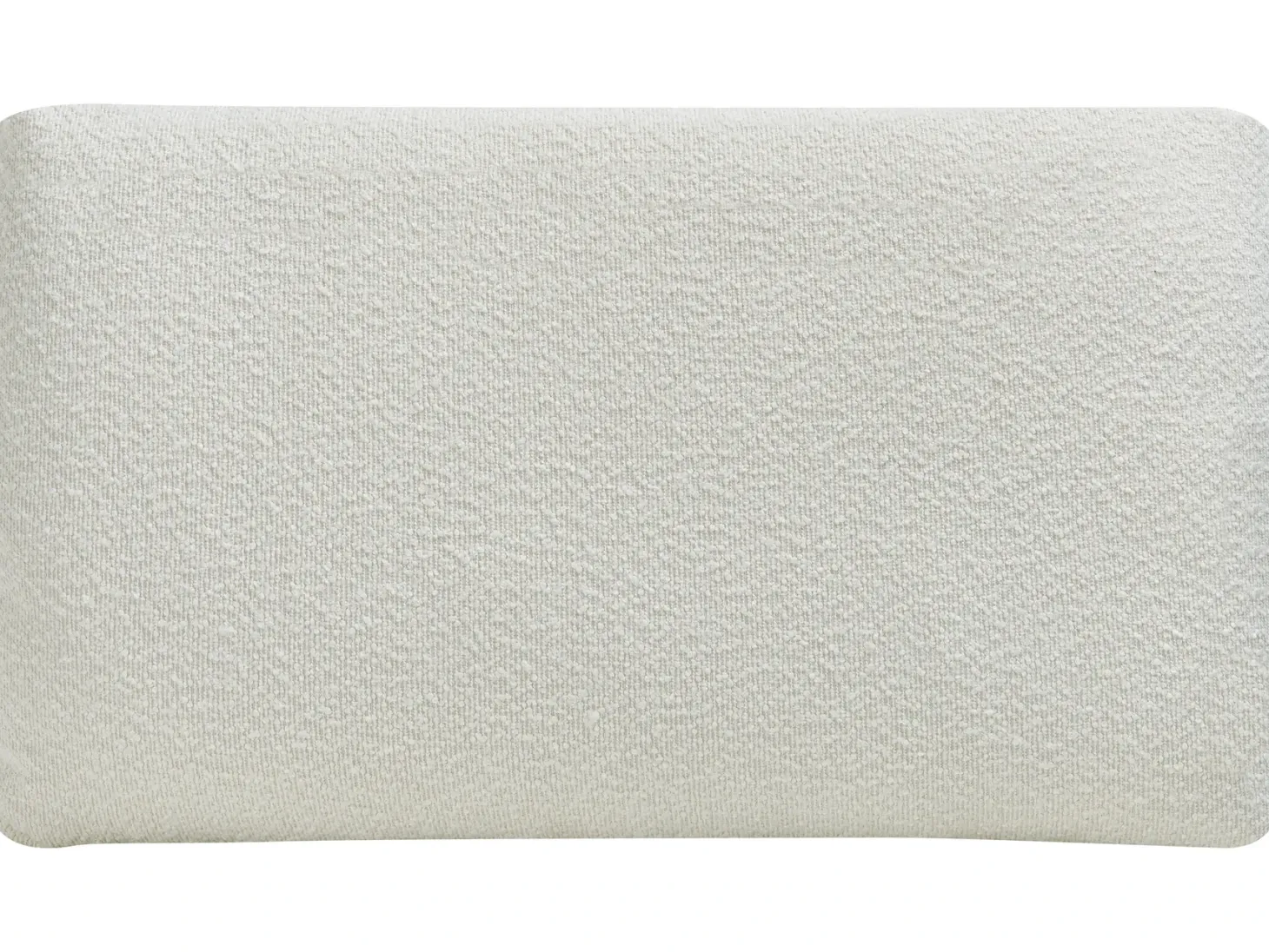 Sofa 4 personers NENOLA Boucle Cremehvid