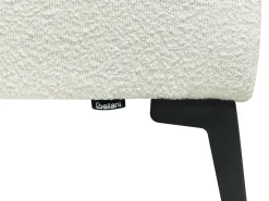 Sofa 4 personers NENOLA Boucle Cremehvid