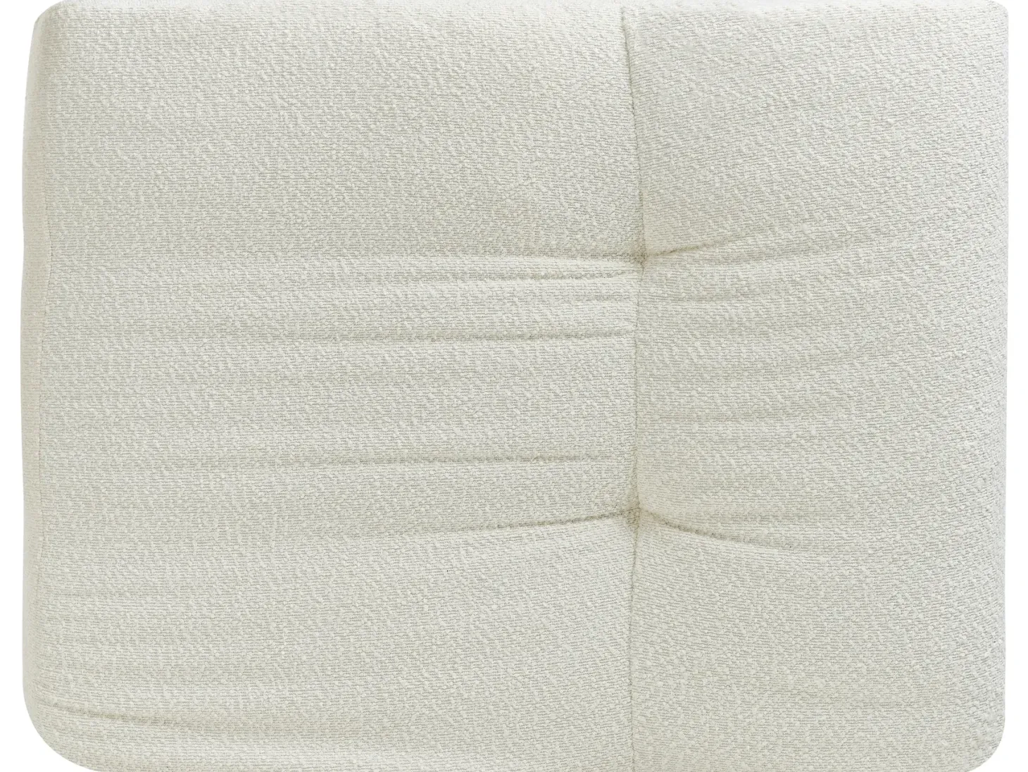 Sofa 4 personers NENOLA Boucle Cremehvid