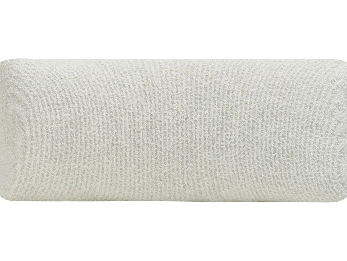 Sofa 4 personers NENOLA Boucle Cremehvid