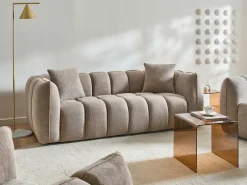 Sofa 3 personers NESS Brungrå