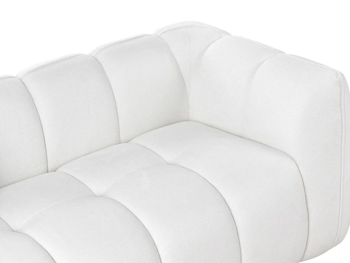 Sofa 2 personers NESS Cremehvid