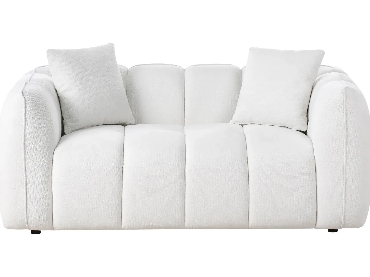 Sofa 2 personers NESS Cremehvid