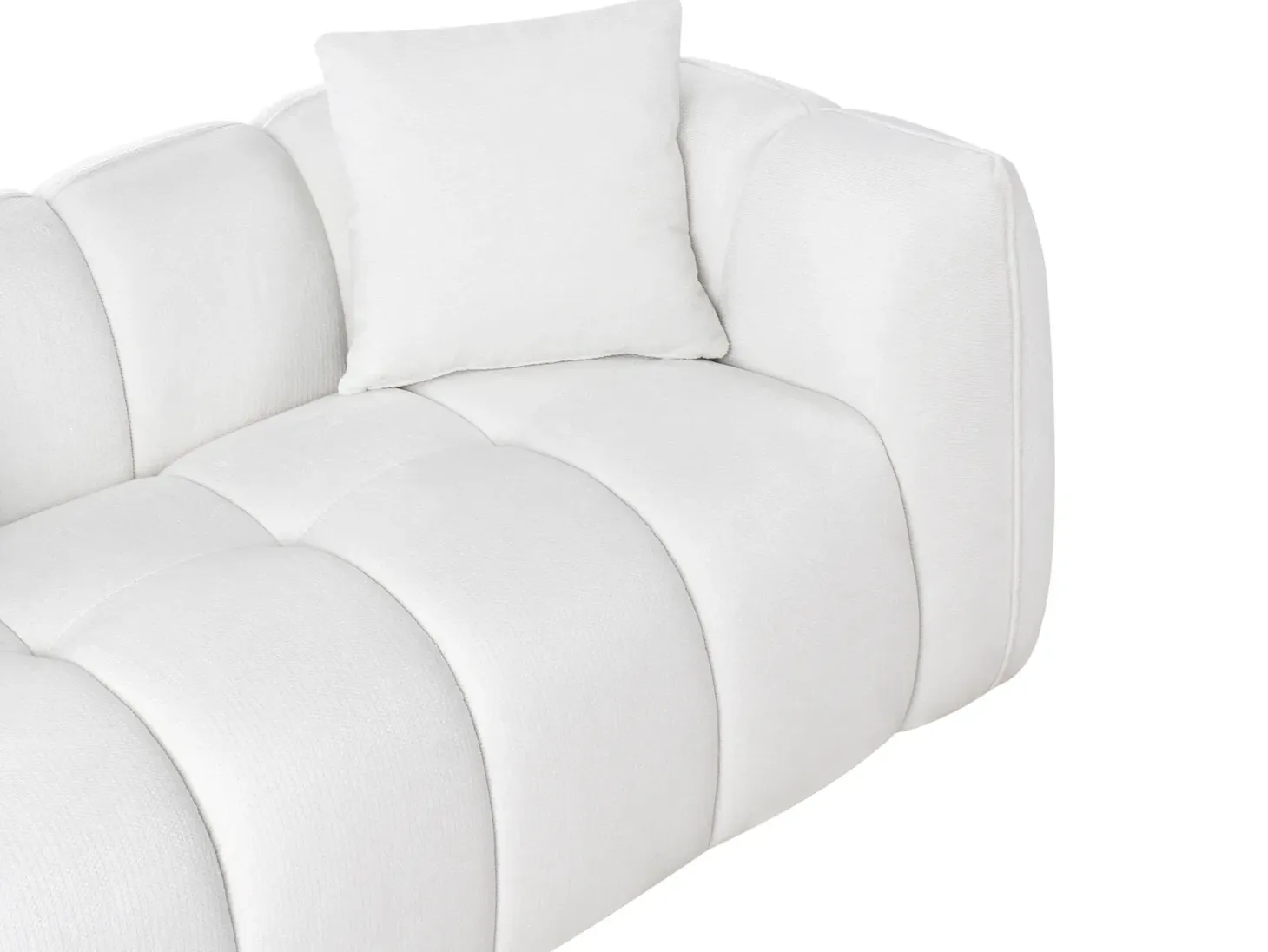 Sofa 2 personers NESS Cremehvid