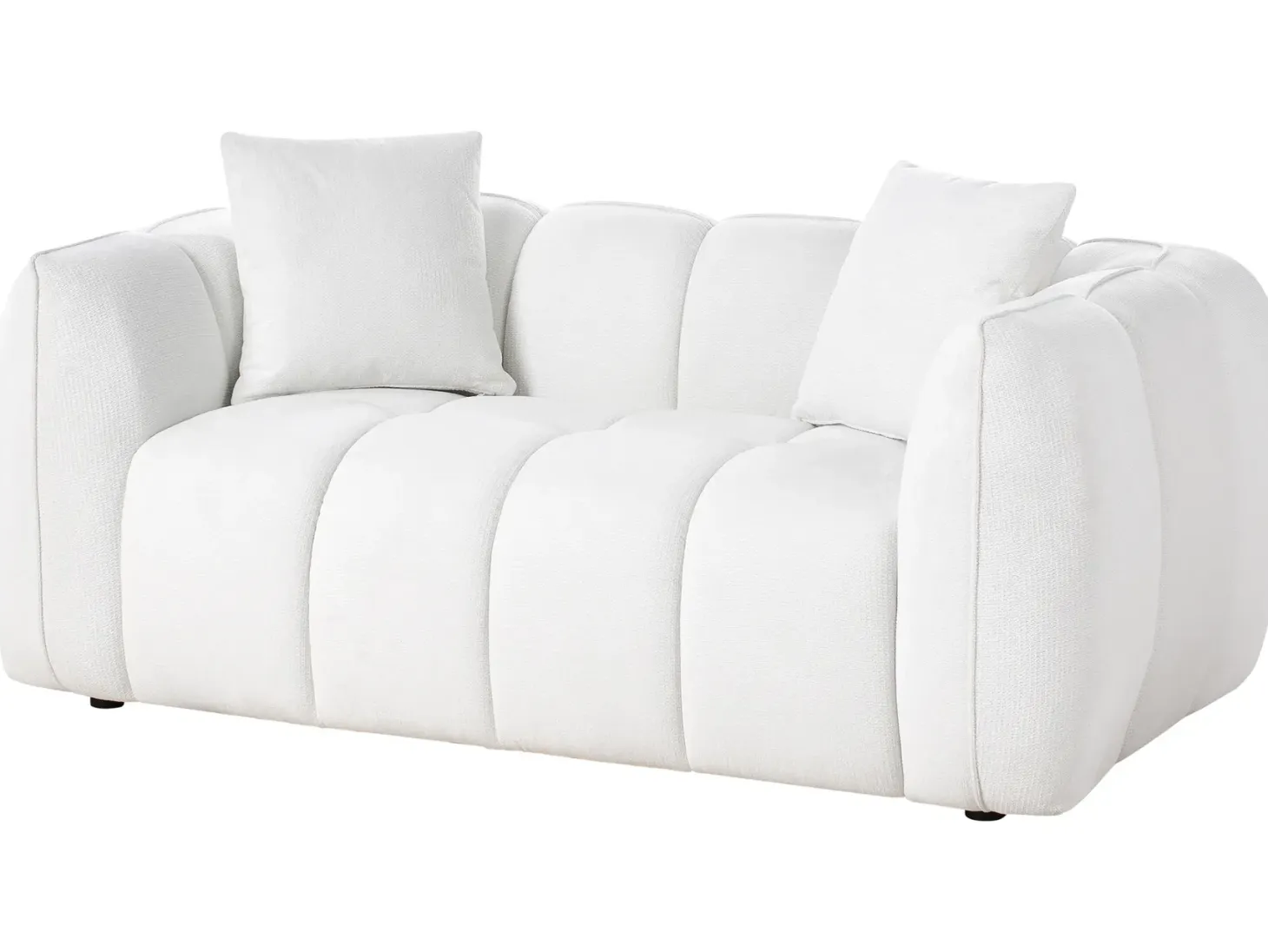 Sofa 2 personers NESS Cremehvid