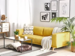 Sofa 3 personers NIVALA Gul