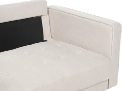 Sofa 3 personers NURMO Lys Beige