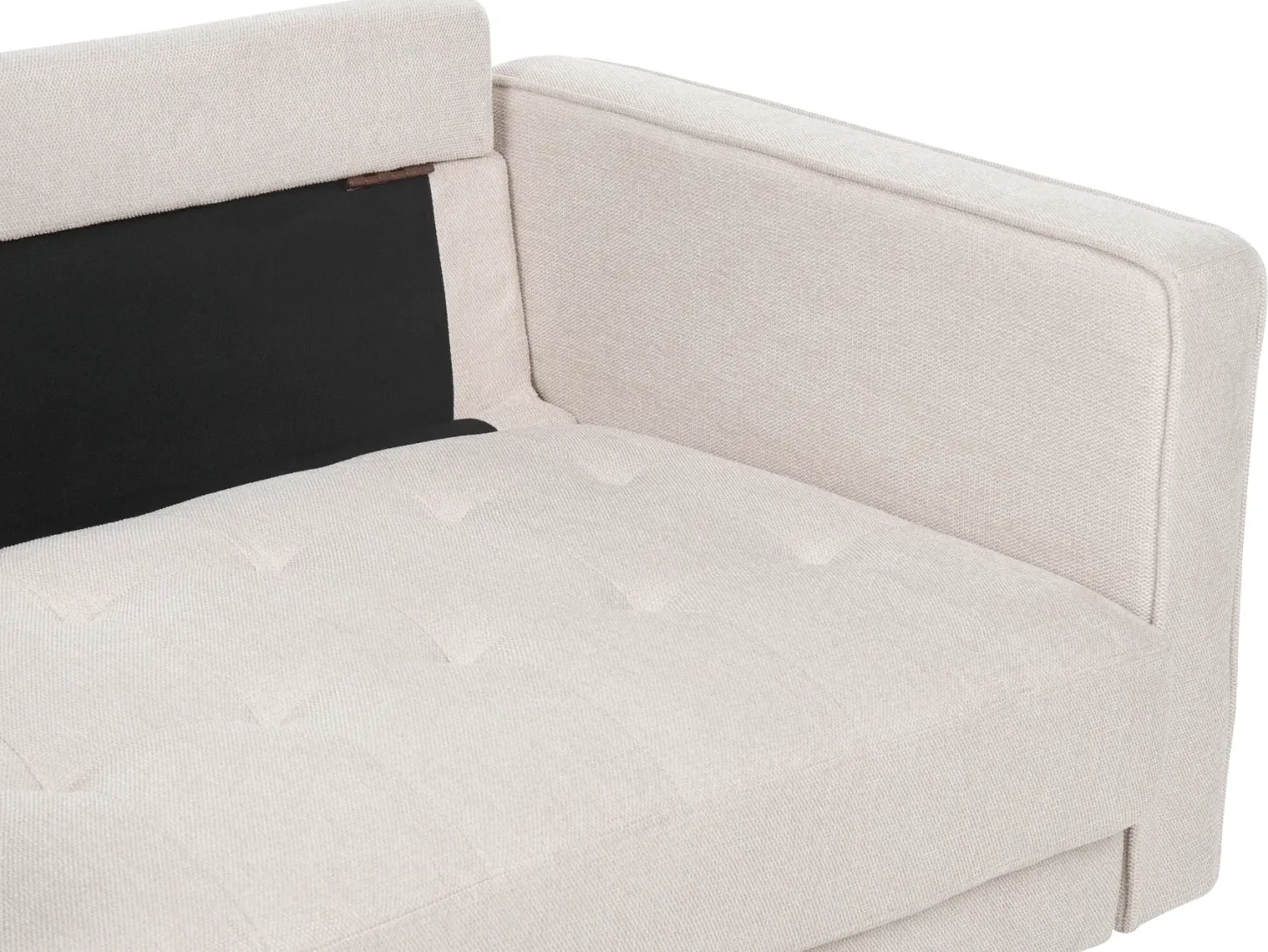 Sofa 3 personers NURMO Lys Beige