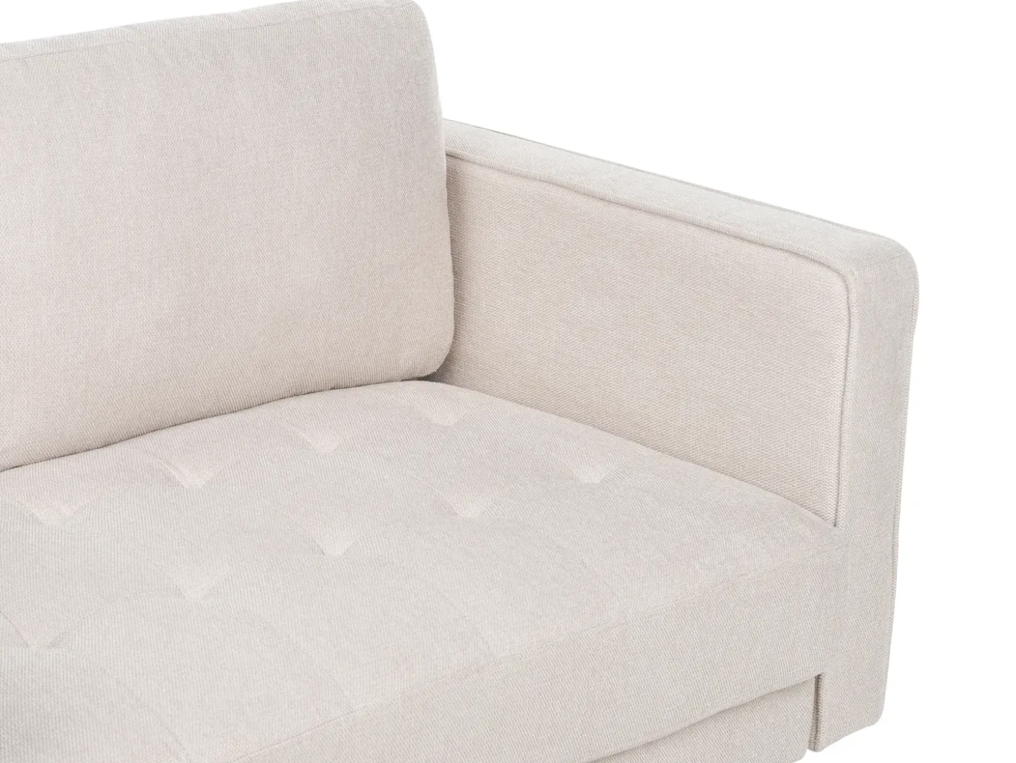 Sofa 2 personers NURMO Lys Beige