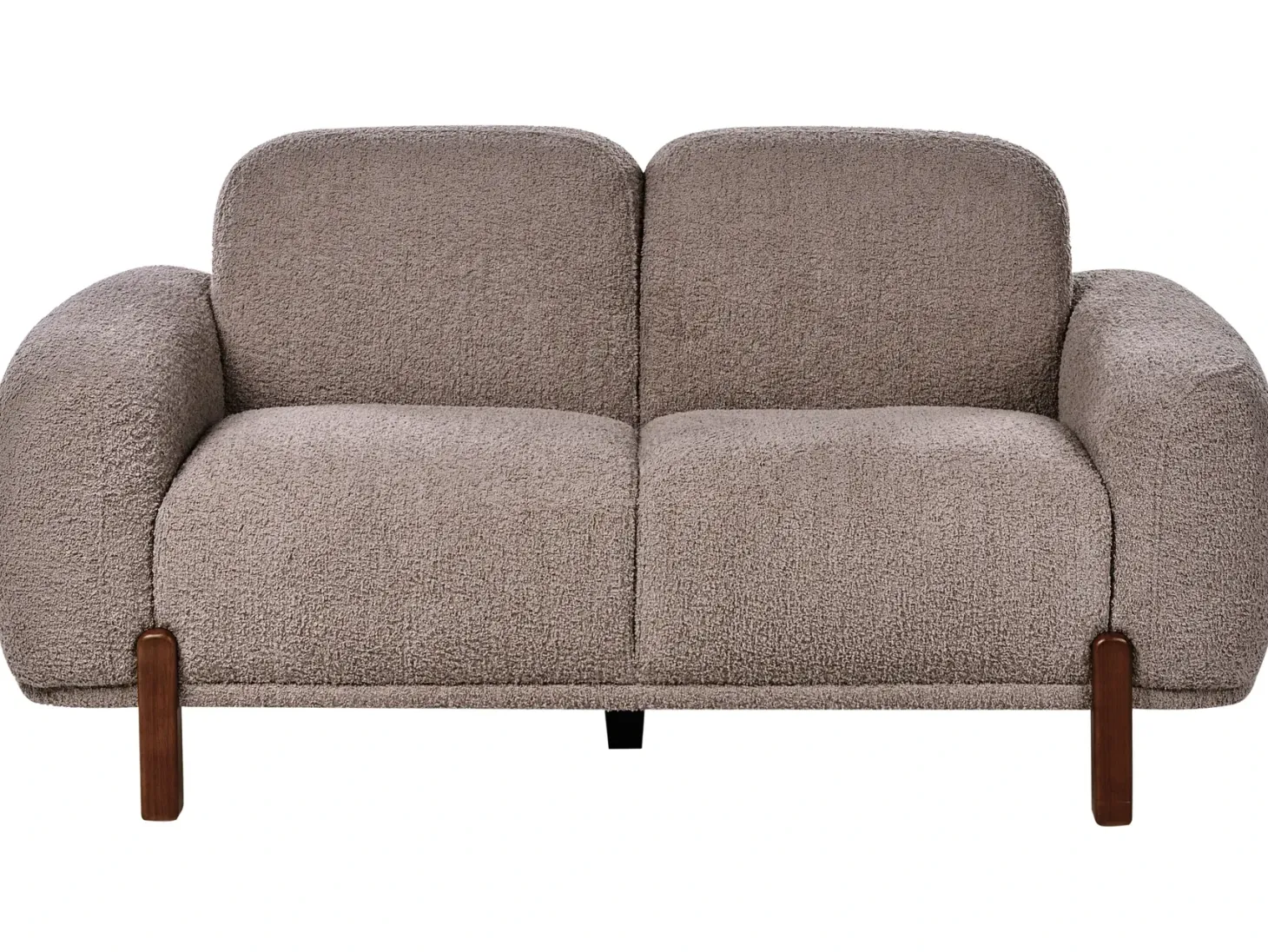 Sofa 2 personers ODNES Boucle Brungrå