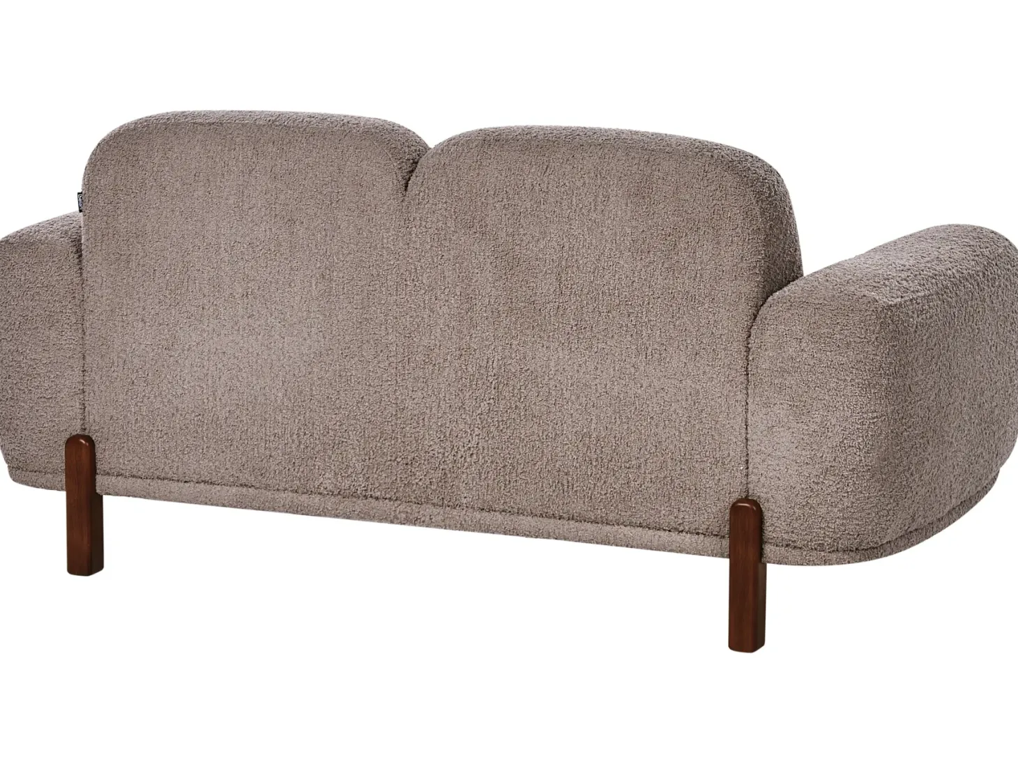 Sofa 2 personers ODNES Boucle Brungrå