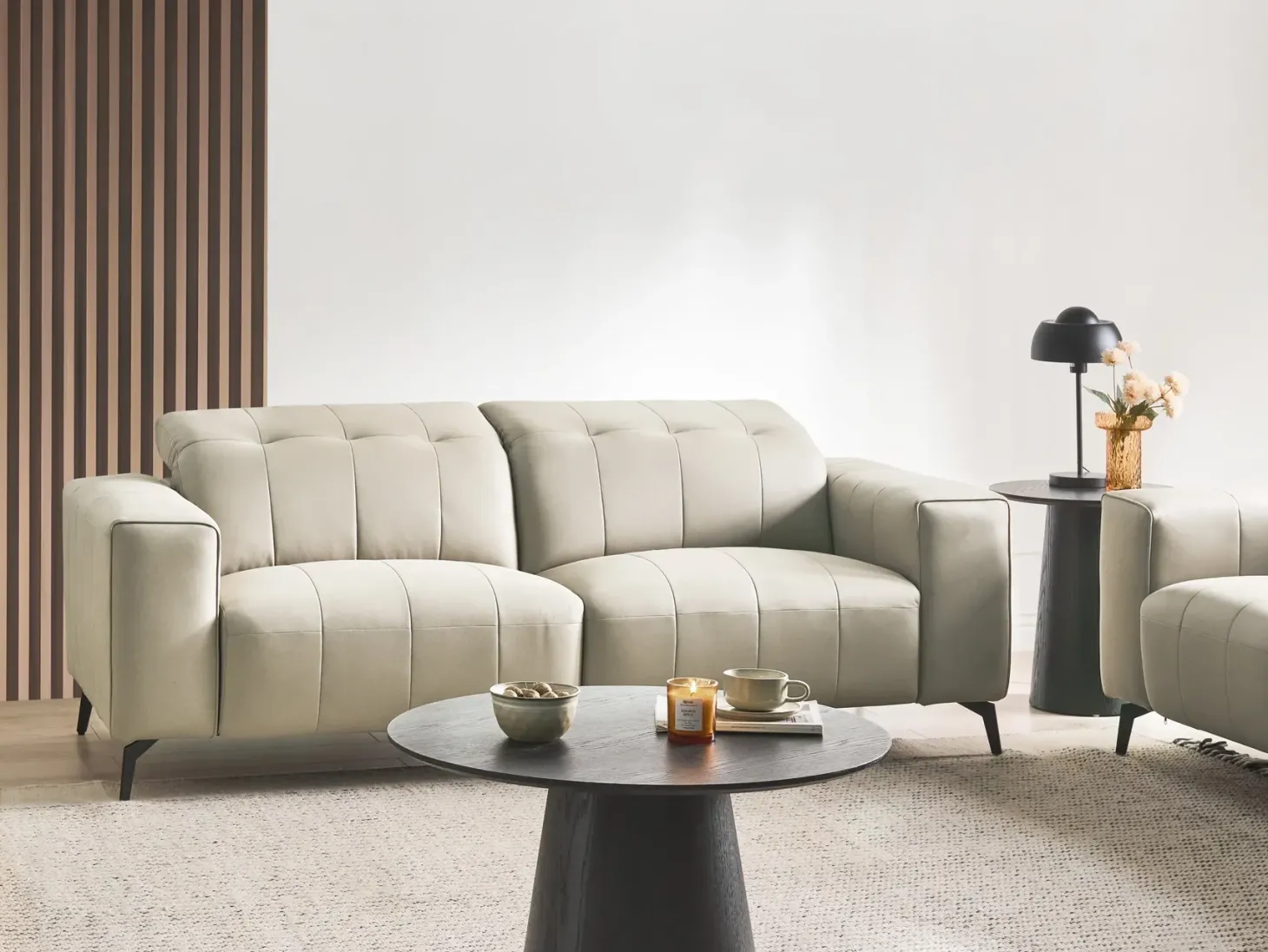 Sofa 3 personers OMMEL Lys Beige