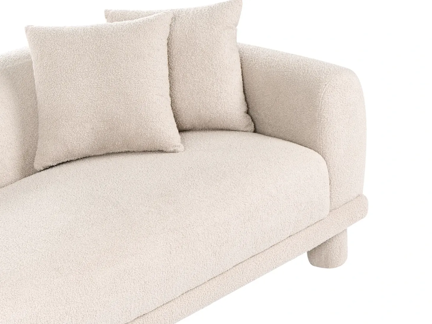 Sofa 3 personers PORI Boucle Beige