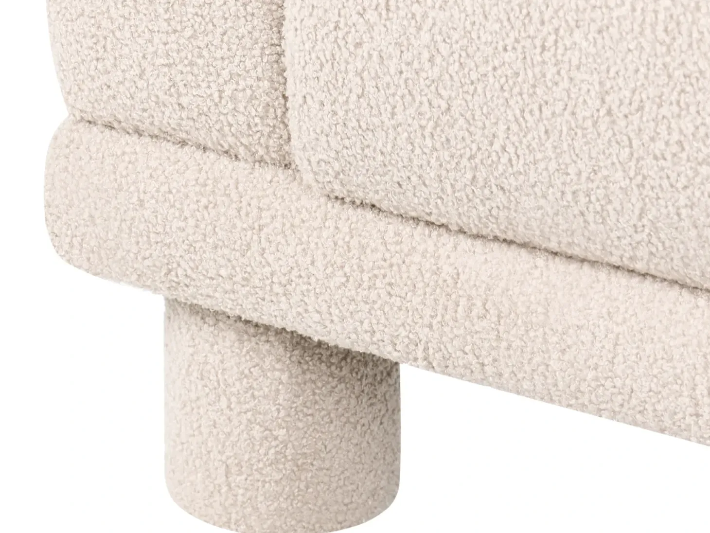 Sofa 3 personers PORI Boucle Beige