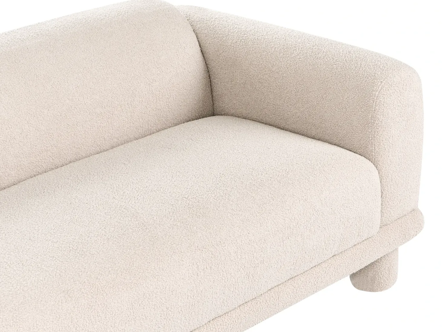 Sofa 3 personers PORI Boucle Beige