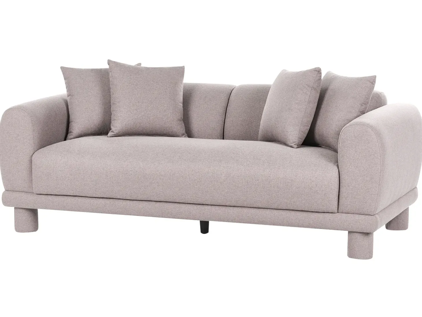 Sofa 3 personers PORI Brungrå