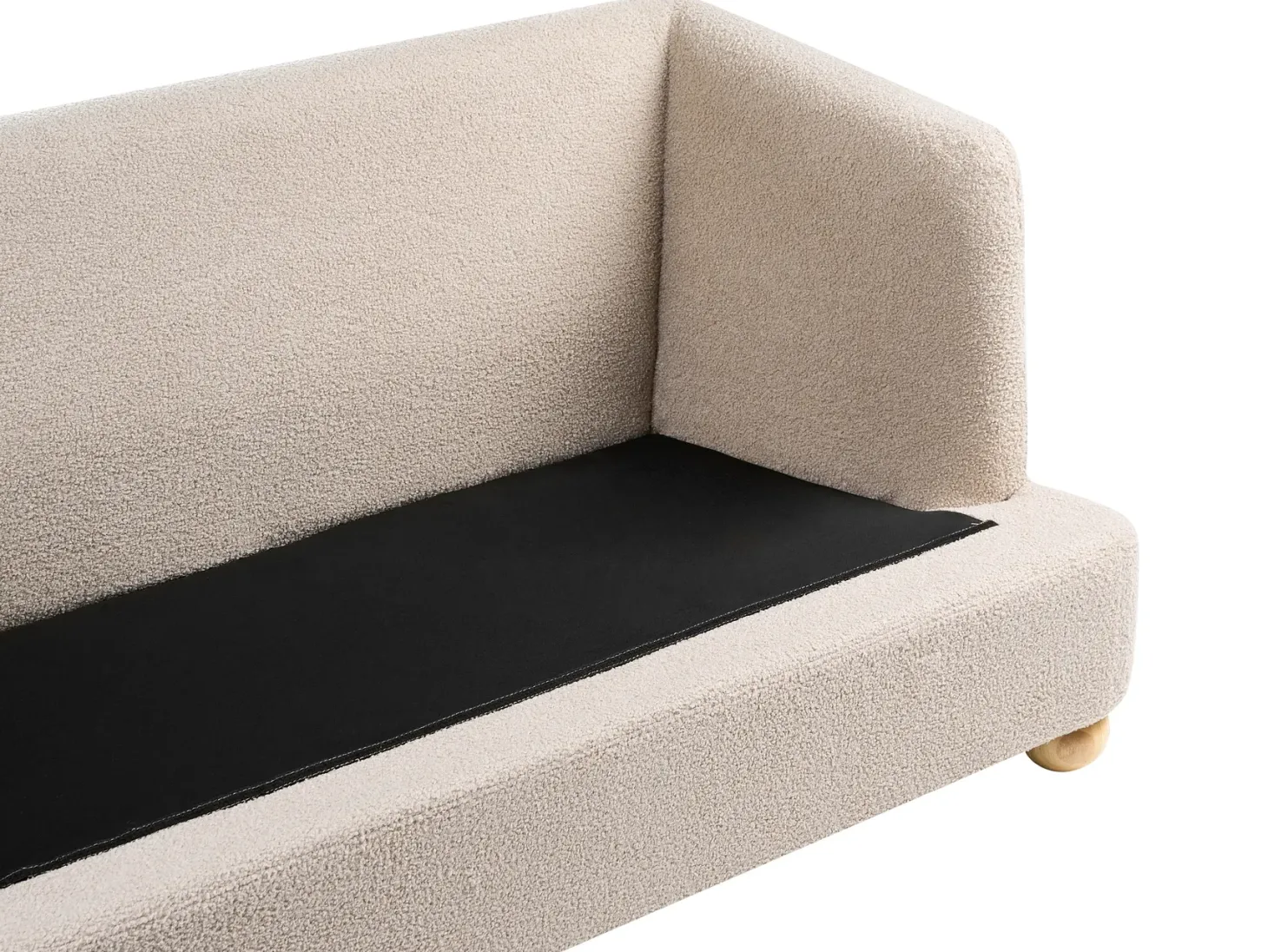 Sofa 2 personers RATTVIK Boucle Beige