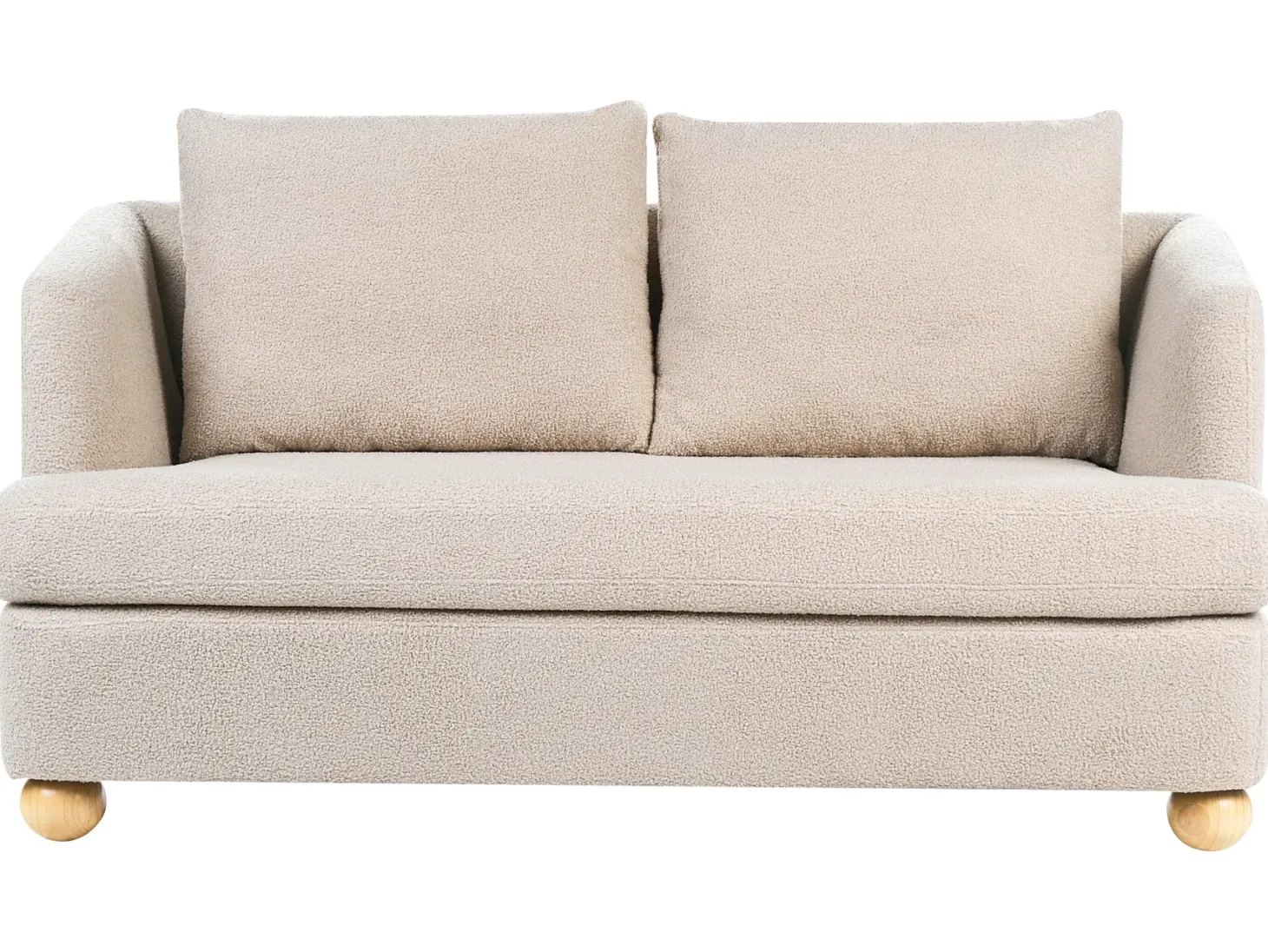 Sofa 2 personers RATTVIK Boucle Beige