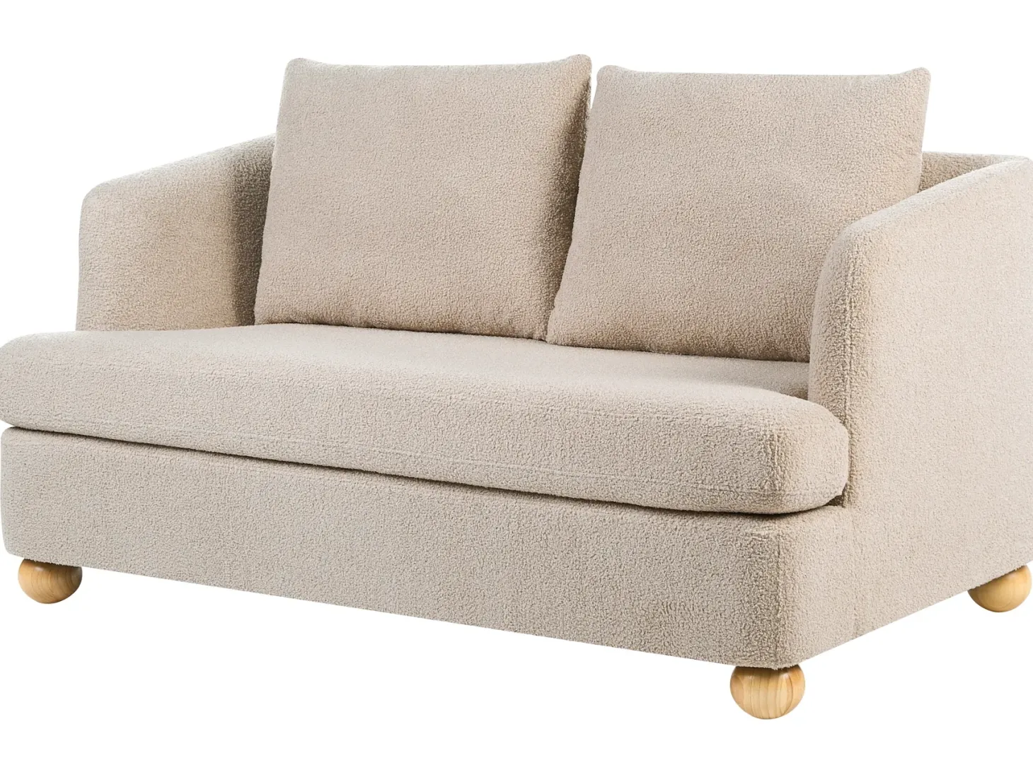 Sofa 2 personers RATTVIK Boucle Beige