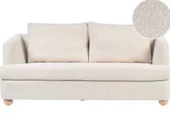 Sofa 3 personers RATTVIK Boucle Cremehvid