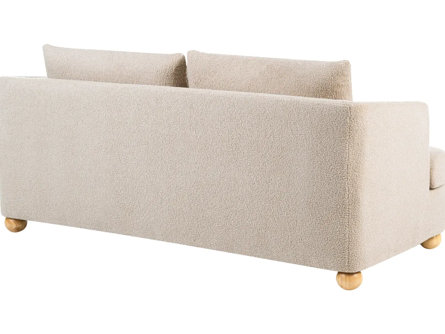 Sofa 3 personers RATTVIK Boucle Beige