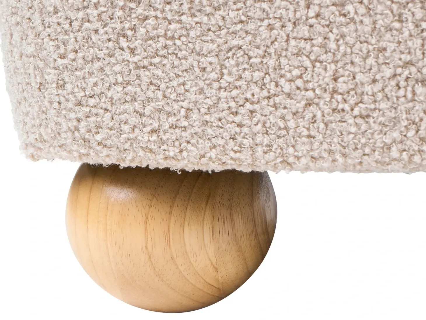 Sofa 3 personers RATTVIK Boucle Beige